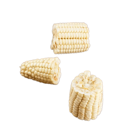 Imagen de Elote blanco grande en trozos