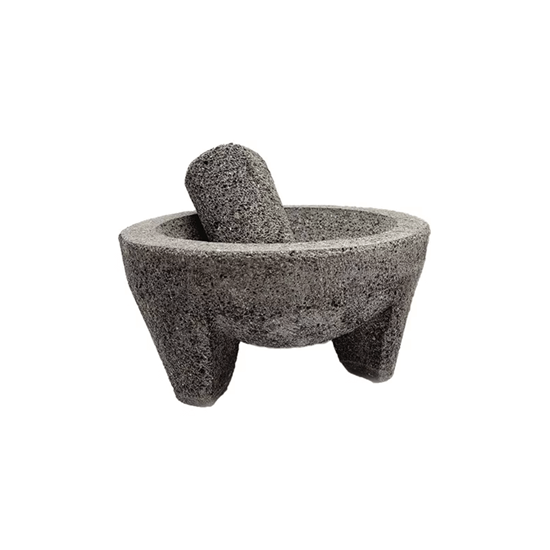 Imagen de Molcajete artesanal extra chico de piedra volcánica (8-12cm diámetro)