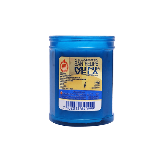 Imagen de Veladora chica en vaso plástico San Felipe Mini Vela