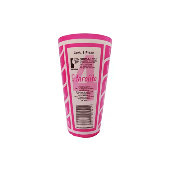 Imagen de Veladora cono sin vaso #4 (11.04cm de alto) Profina Farolito