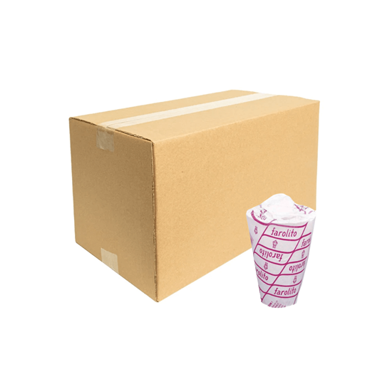 Imagen de Veladora envuelta sin vaso #2 (8.03cm de alto) Profina Farolito caja con 100 pzas