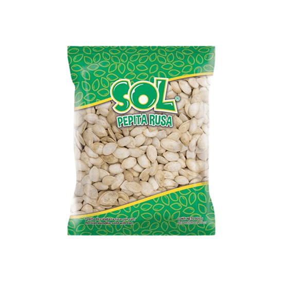 Imagen de Pepita de calabaza rusa con sal Sol 800g