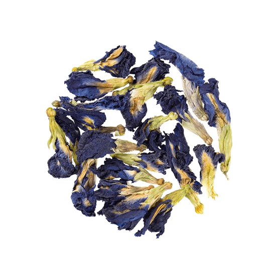 Imagen de Té de flores secas de guisante mariposa azul (butterfly pea flower) a granel