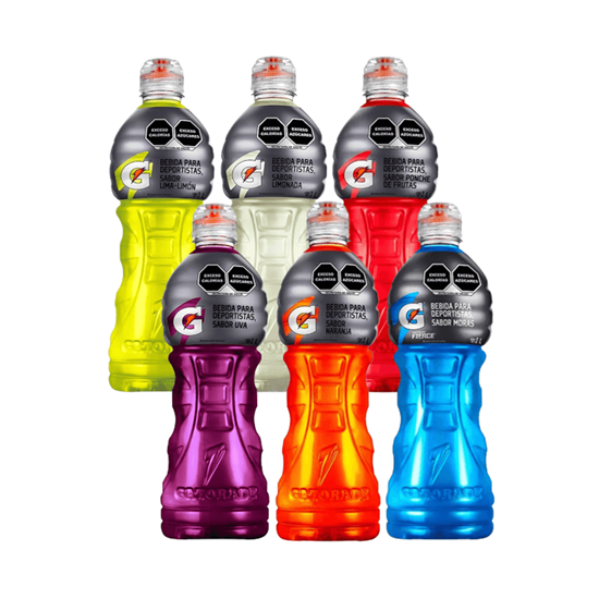 Imagen de Bebida para deportistas sabores surtidos Gatorade paquete con 6 pzas de 1L c/u