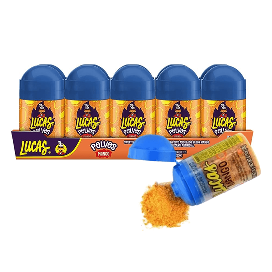 Imagen de Polvo acidulado sabor mango Baby Lucas Polvos 10 pzas de 20g c/u (200g)