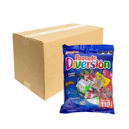 Imagen de Surtido de dulces Ricolino Paquete Diversión caja con 6 bolsas de 1.38kg c/u