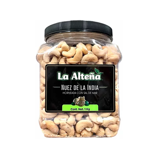 Imagen de Nuez de la India horneada con sal de mar La Alteña vitrolero 1kg