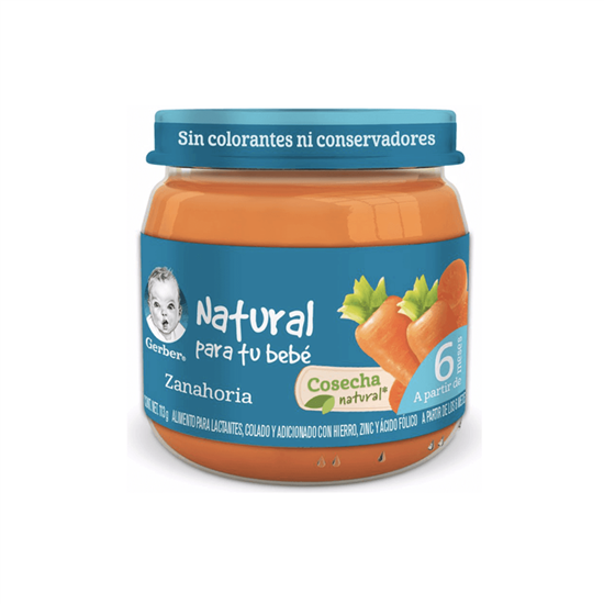 Imagen de Papilla de zanahoria Gerber etapa 2 100g