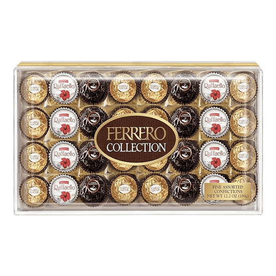 Imagen de Chocolates surtidos Ferrero Collection caja acrílico 32 pzas (359g)