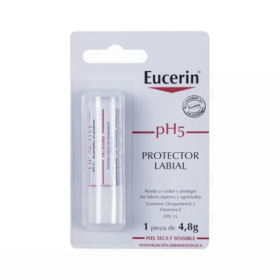 Imagen de Protector labial piel seca y sensible Eucerin pH5 FPS20 4.8g