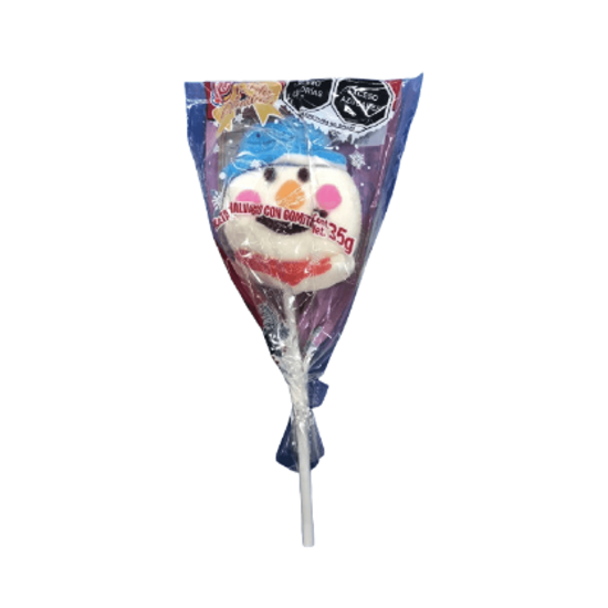Imagen de Paleta de malvavisco con gomitas con forma de muñeco de nieve Productos Risa 35g