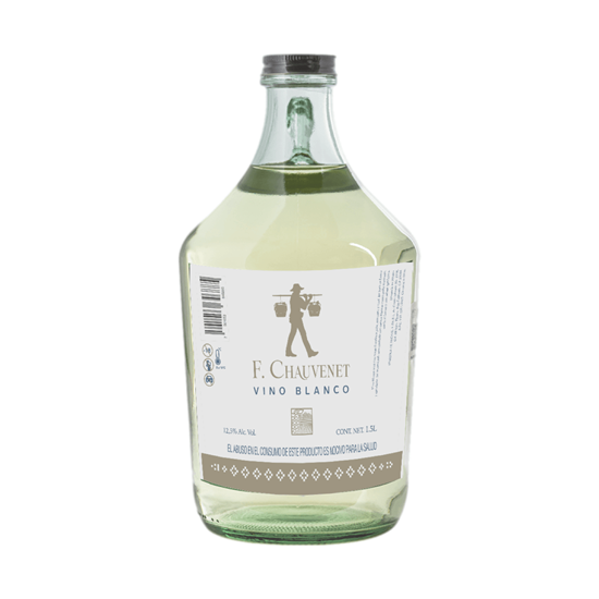 Imagen de Vino blanco F. Chauvenet garrafa de vidrio 4L