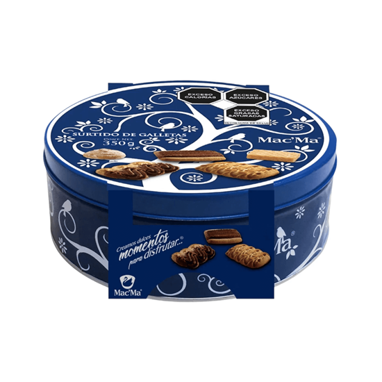 Imagen de Galletas surtidas Mac'Ma lata árbol de la vida 350g