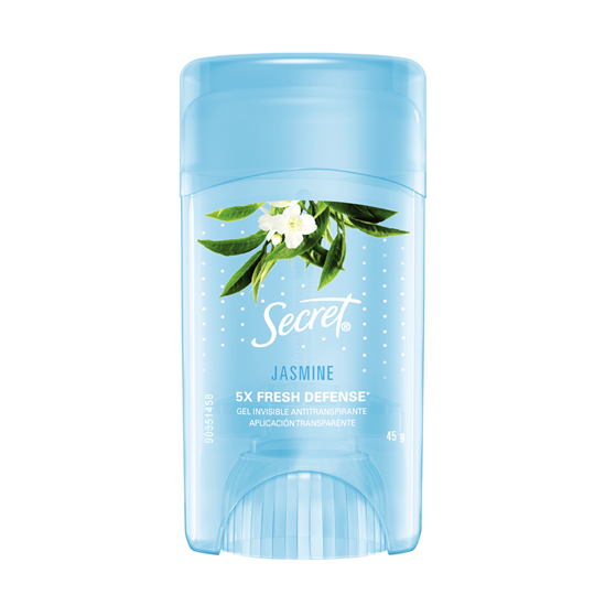 Imagen de Gel invisible antitranspirante Secret Jasmine 5X Fresh Defense 45g