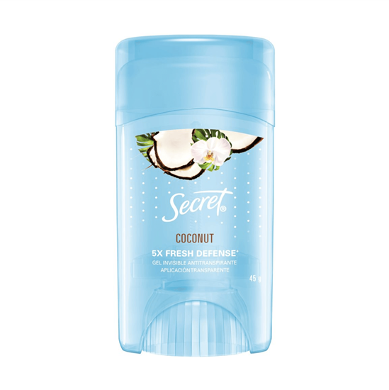 Imagen de Gel antitranspirante Secret Fresh Defense Coconut 45g