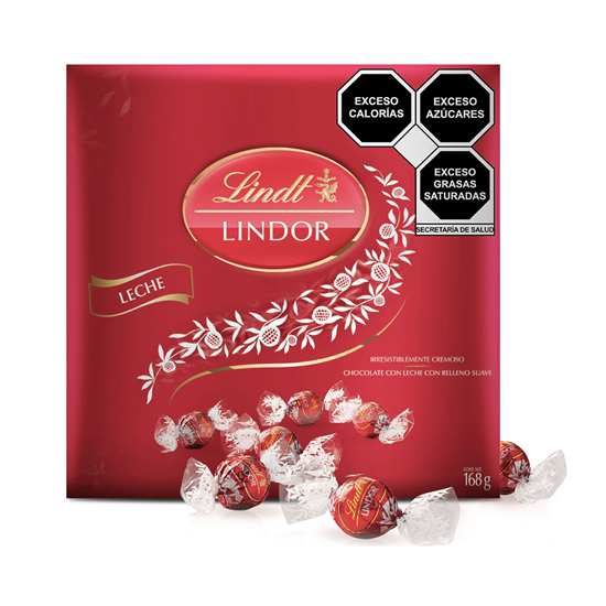 Imagen de Chocolates con leche con relleno suave Lindt Lindor 168g