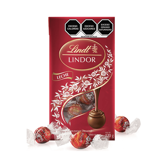 Imagen de Chocolates con leche con relleno suave Lindt Lindor 120g