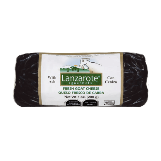 Imagen de Queso fresco artesanal de cabra con ceniza Lanzarote Gourmet 200g