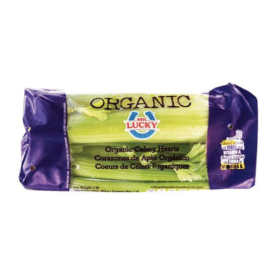 Imagen de Corazones de apio orgánico Mr. Lucky 2 pzas (454g)