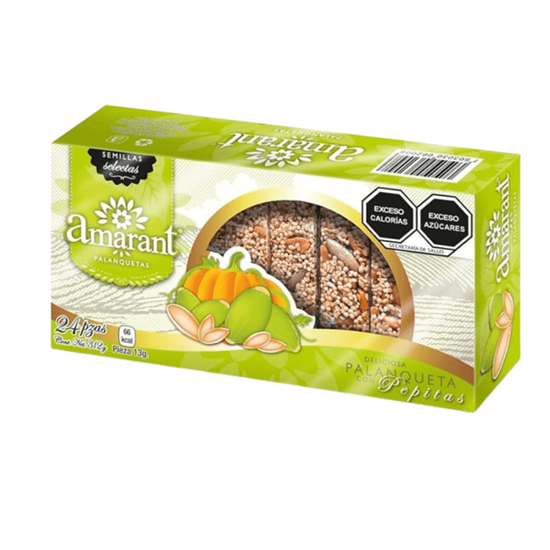 Imagen de Palanquetas con pepitas Amarant 24 pzas de 13g c/u (312g)
