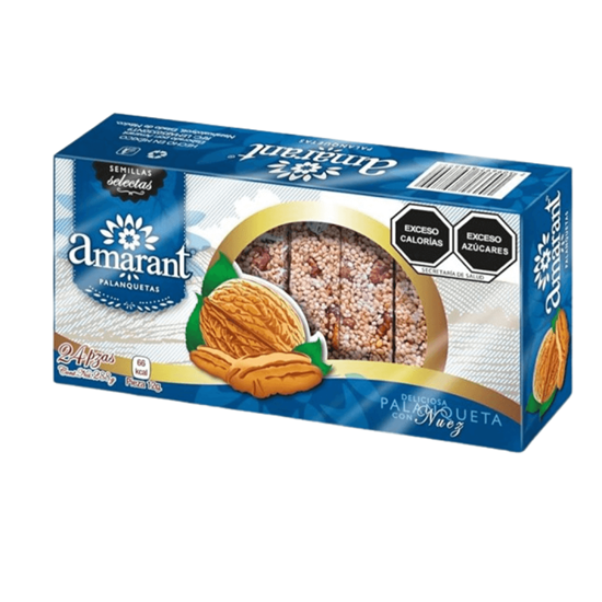 Imagen de Palanquetas con nuez Amarant 24 pzas de 12g c/u (288g)