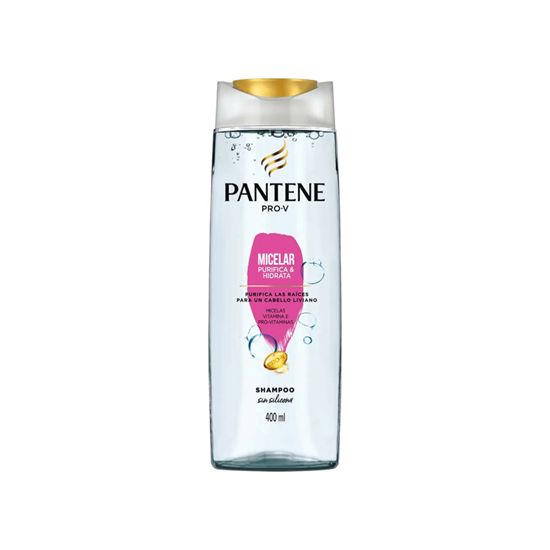 Imagen de Shampoo sin silicona Pantene Pro-V Micelar Purifica & Hidrata 400ml