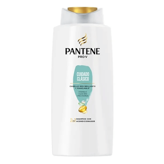 Imagen de Shampoo con acondicionador 2 en 1 Pantene Pro-V Cuidado Clásico 700ml
