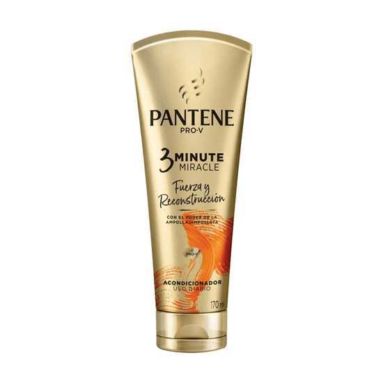 Imagen de Acondicionador Pantene Pro-V 3 Minute Miracle Fuerza y Reconstrucción 170ml