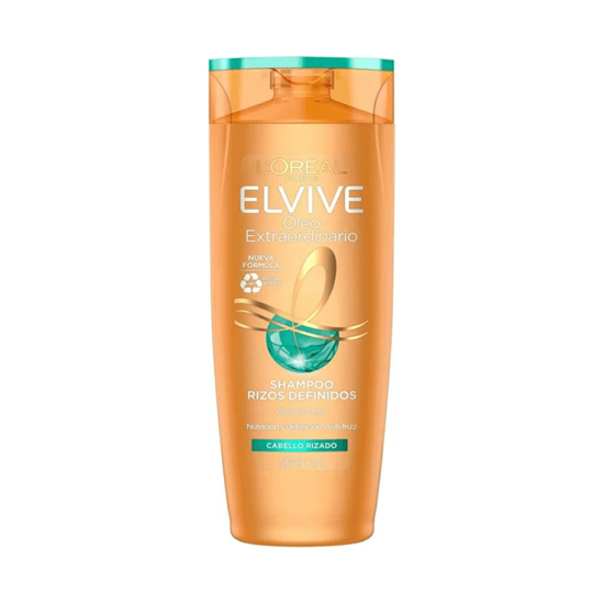 Imagen de Shampoo rizos definidos L'Oreal Paris Elvive Óleo Extraordinario 370ml