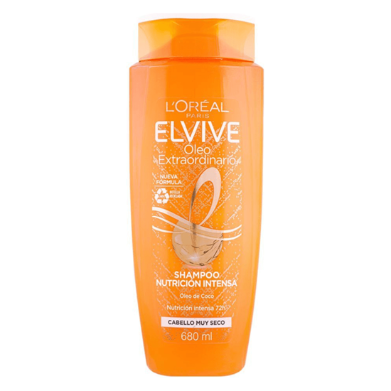 Imagen de Shampoo nutritivo para cabello seco L'Oreal Paris Elvive Óleo Extraordinario 680ml