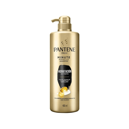 Imagen de Shampoo acondicionante Pantene Pro-V Minute Miracle Hidratación Extrema 480ml