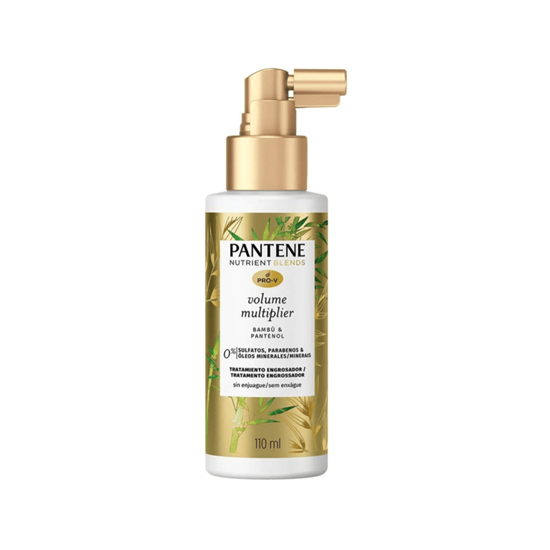 Imagen de Tratamiento engrosador sin enjuague para cabello Pantene Pro-V Nutrient Blends Volume Multiplier Bambú & Pantenol 110ml