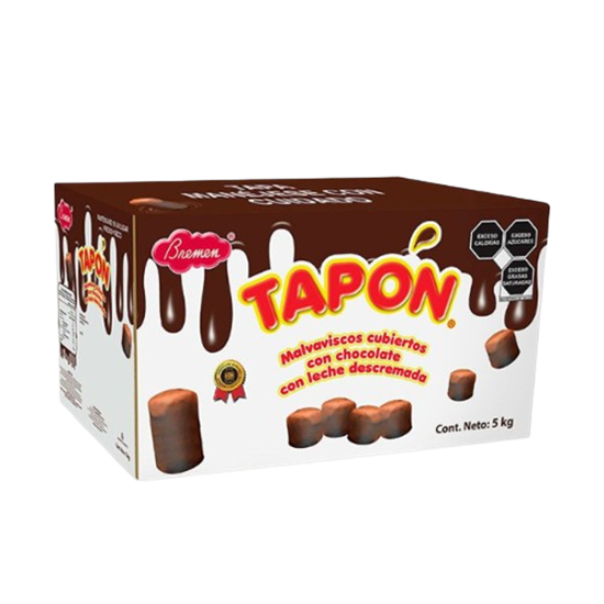 Imagen de Malvaviscos cubiertos con chocolate con leche Bremen Tapón 5kg