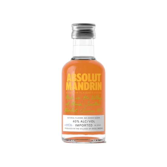 Imagen de Vodka sabor mandarina Absolut Mandrin mini botella 200ml