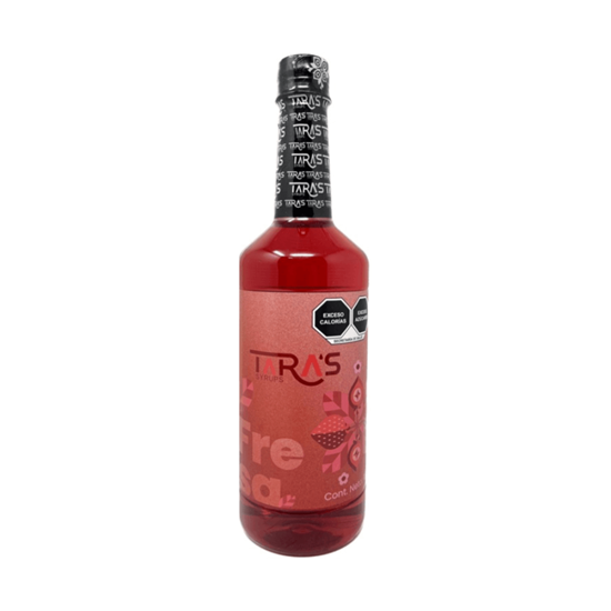Imagen de Jarabe sabor fresa para bebidas Tara's Syrups 1L