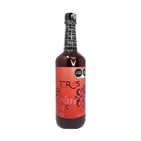 Imagen de Jarabe sabor arándano para bebidas Tara's Syrups 1L