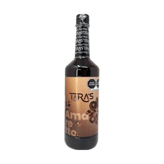 Imagen de Jarabe sabor amaretto para bebidas Tara's Syrups 1L