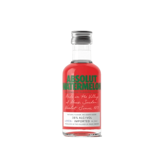 Imagen de Vodka sabor sandía Absolut Watermelon mini botella 50ml