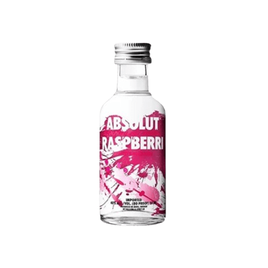 Imagen de Vodka sabor frambuesa Absolut Raspberri mini botella 50ml