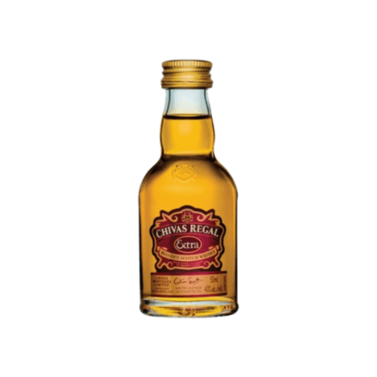 Imagen de Whisky escocés añejo 13 años Chivas Regal Extra mini botella 50ml