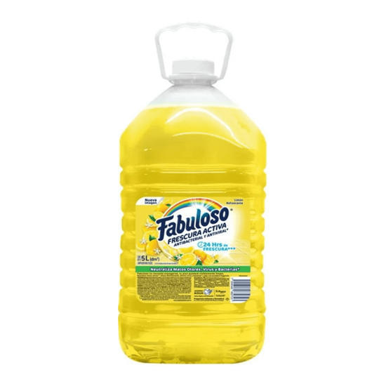 Imagen de Limpiador líquido Fabuloso Ultra Frescura Limón Refrescante 5L