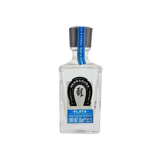 Imagen de Tequila blanco Herradura Plata original mini botella 50ml
