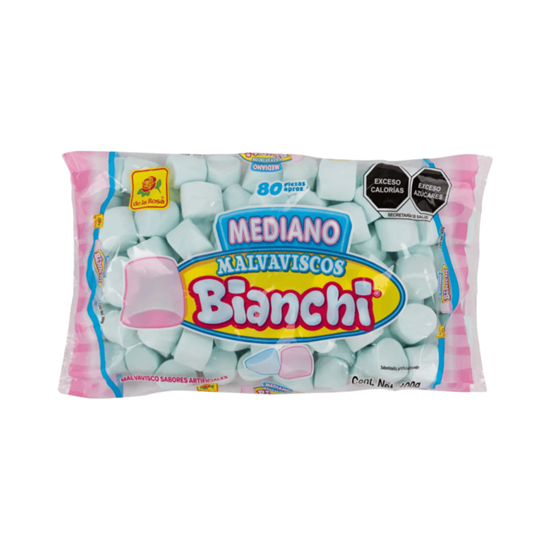 Imagen de Bombones azules De la Rosa Malvaviscos Bianchi Mediano 80 pzas aprox. (400g)