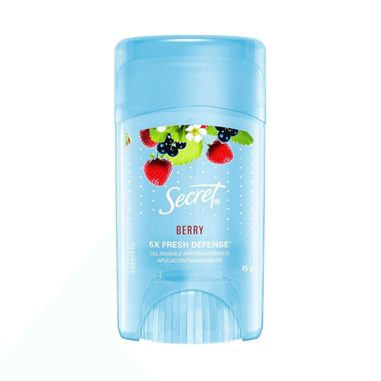 Imagen de Gel invisible antitranspirante Secret Berry 5X Fresh Defense 45g