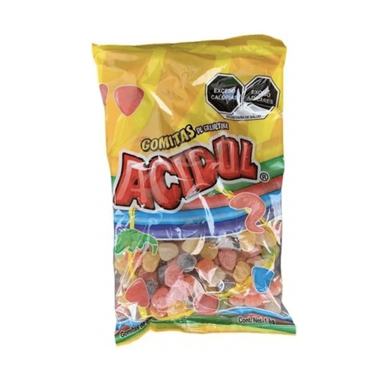 Imagen de Gomitas sabores frutales surtidos Acidul Lagrigomas minis 1kg