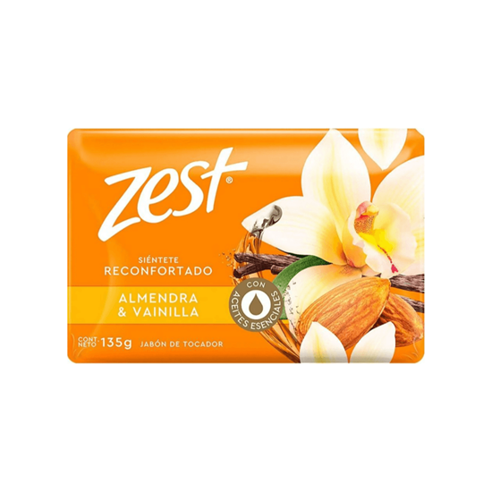 Imagen de Jabón de tocador Zest almendra & vainilla 135g