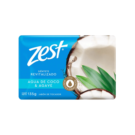 Imagen de Jabón de tocador Zest agua de coco & agave 135g