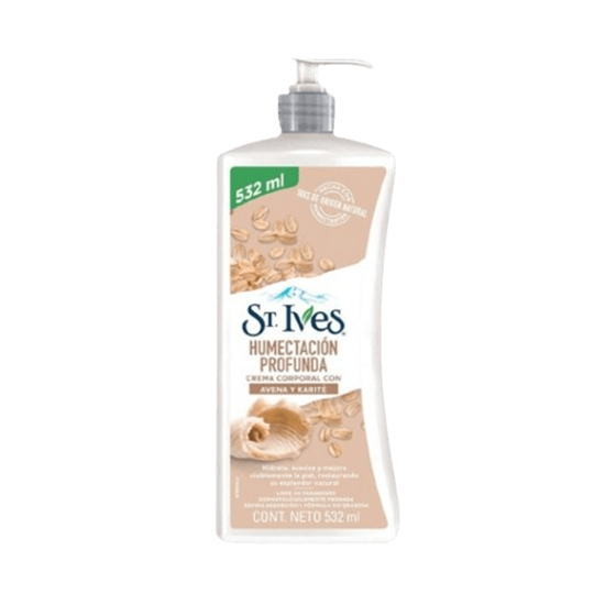 Imagen de Crema corporal con avena & karité St. Ives Humectación Profunda 532ml
