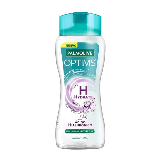 Imagen de Shampoo Palmolive Optims Hydrate con ácido hialurónico 680ml