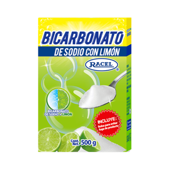 Imagen de Bicarbonato de sodio con limón Racel caja con 500g